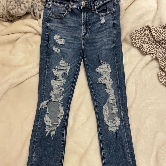 American Eagle Ripped Jeans (Jeggings) - Picture 1 of 7